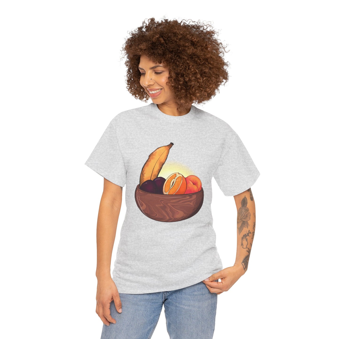 Adult Fruit Basket Unisex Heavy Cotton Tee
