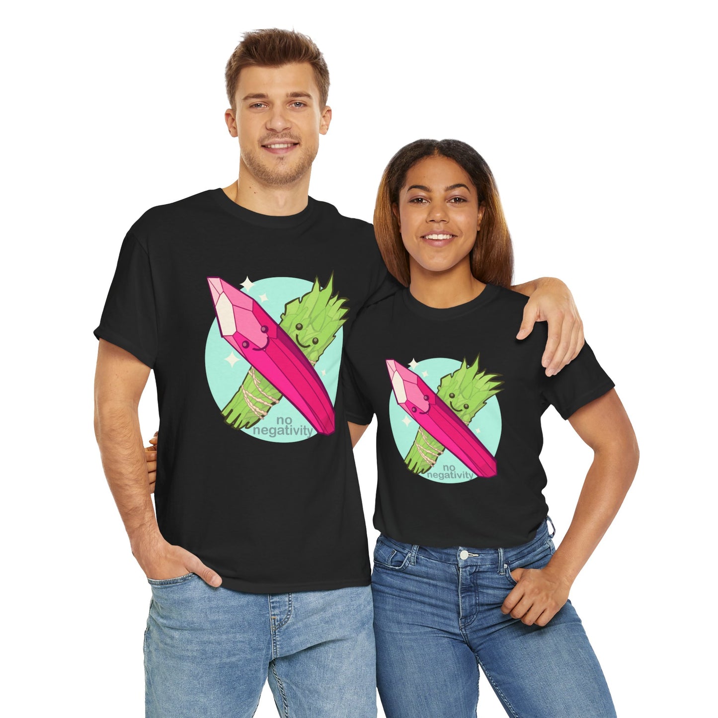 No Negativity Unisex Heavy Cotton Tee