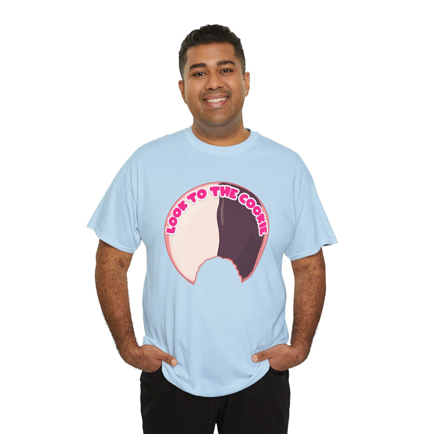 Black & White Cookie Unisex Heavy Cotton Tee