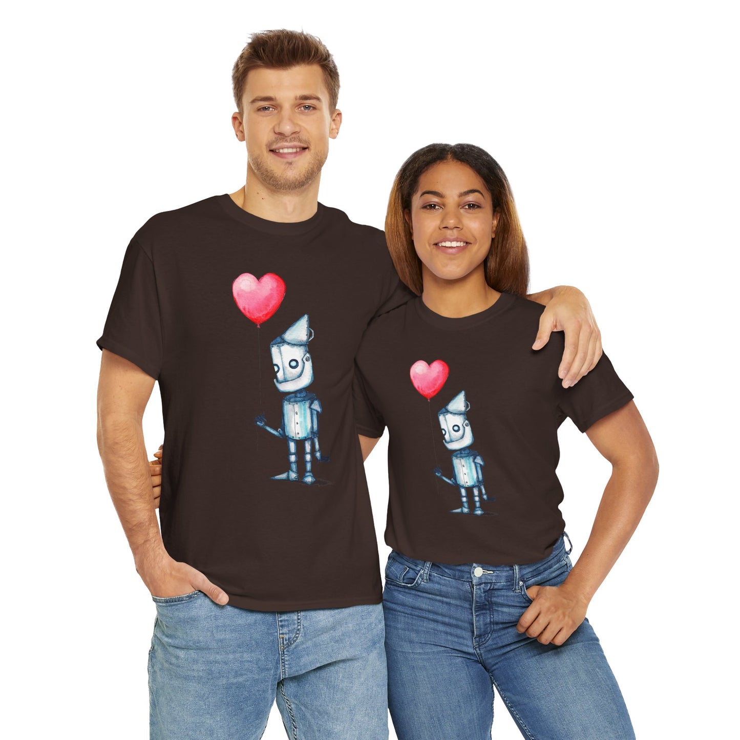 Tinman Gets A Heart Unisex Heavy Cotton Tee