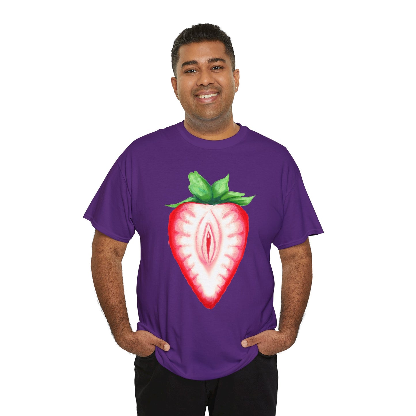 Juicy Strawberry Unisex Heavy Cotton Tee