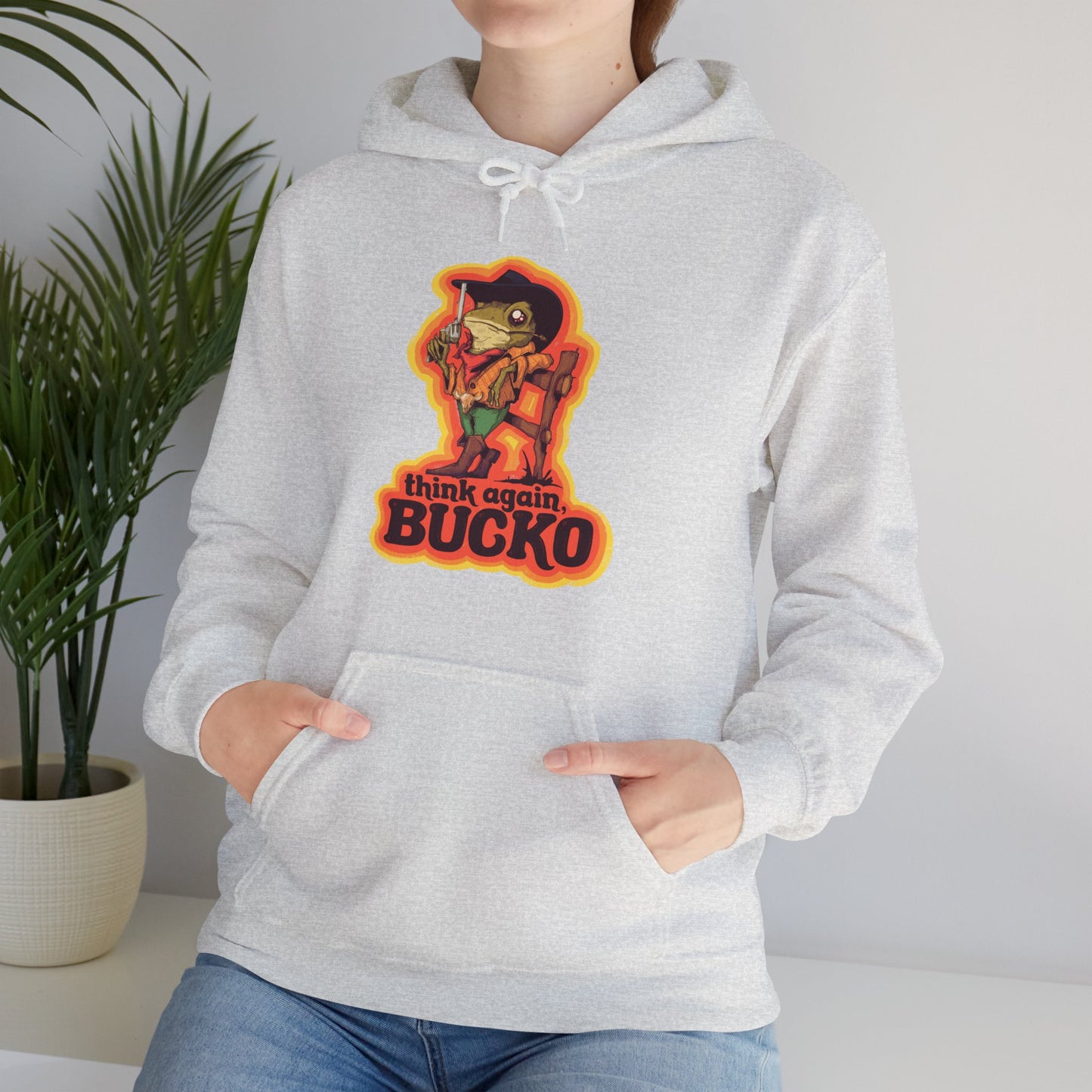 Think Again Bucko Unisex Heavy Blend Hooded Sweatshirt
