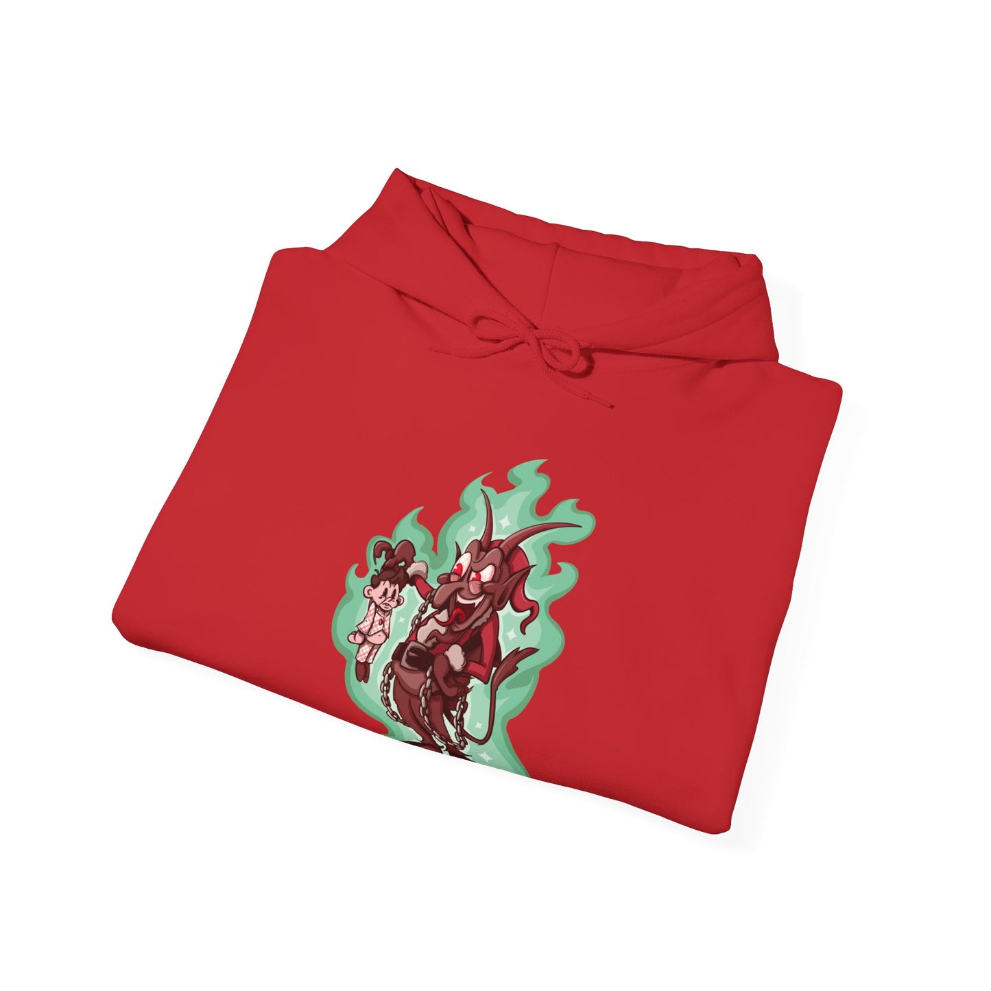 Rubber Hose Krampus Unisex Heavy Blend Hooded Sweatshirt