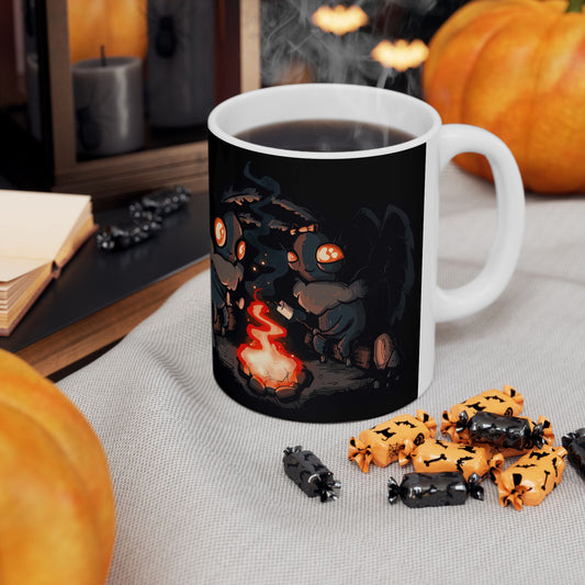 Moths To A Flame Ceramic Mug 11oz