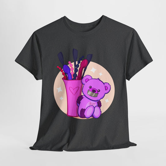 Valentines Bear Unisex Heavy Cotton Tee