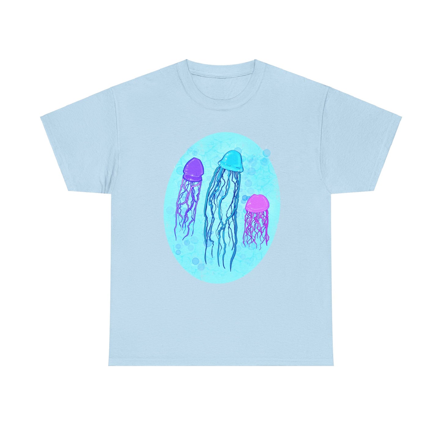 Jellyfish Varieties Unisex Heavy Cotton Tee