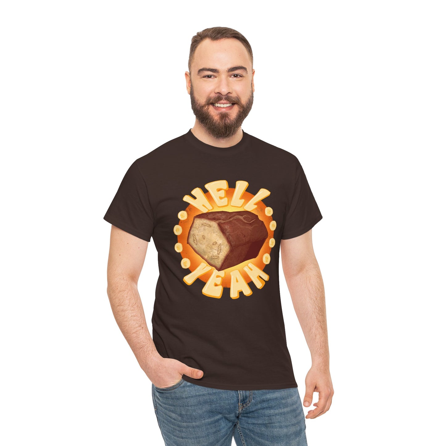 Banana Bread At Work Unisex Heavy Cotton Tee