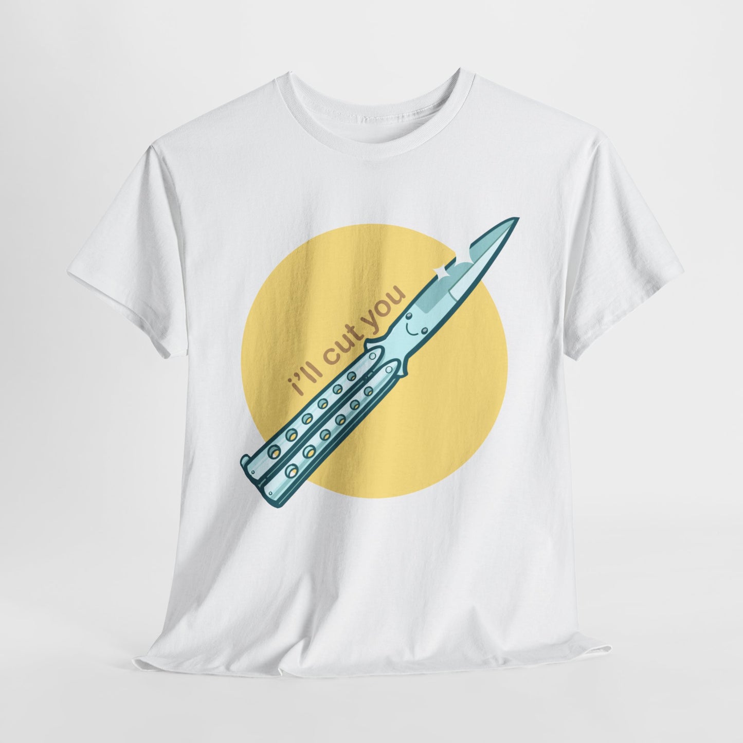 I'll Cut You Unisex Heavy Cotton Tee