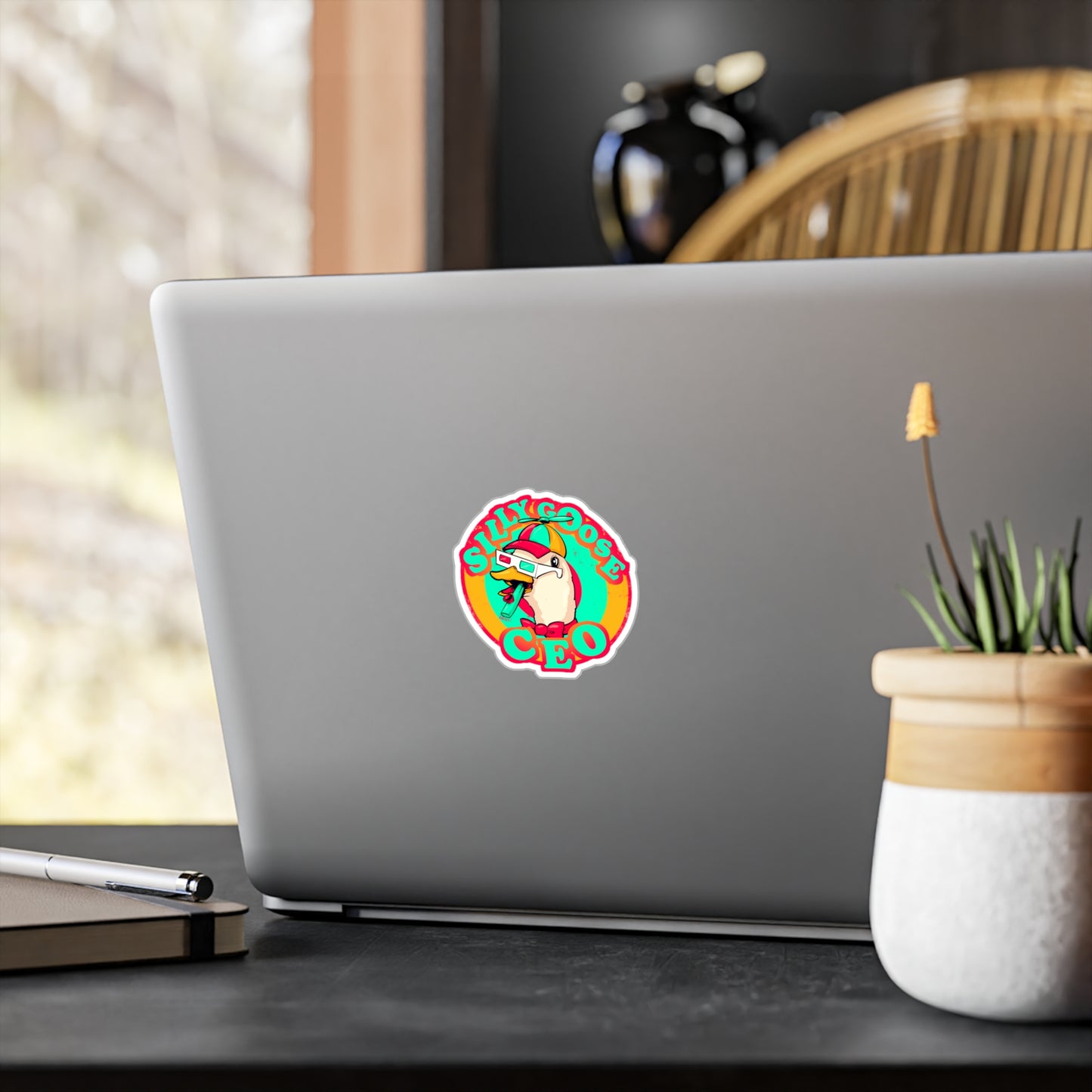 Silly Goose CEO Kiss-Cut Vinyl Decal
