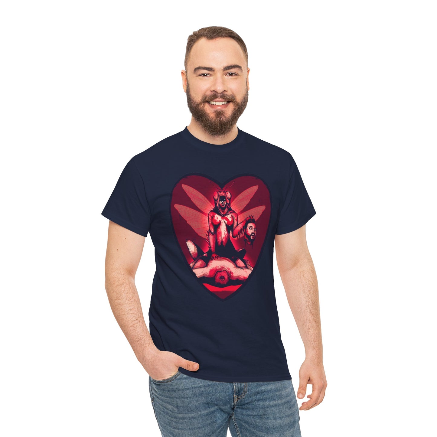 Praying Mantis Unisex Heavy Cotton Tee