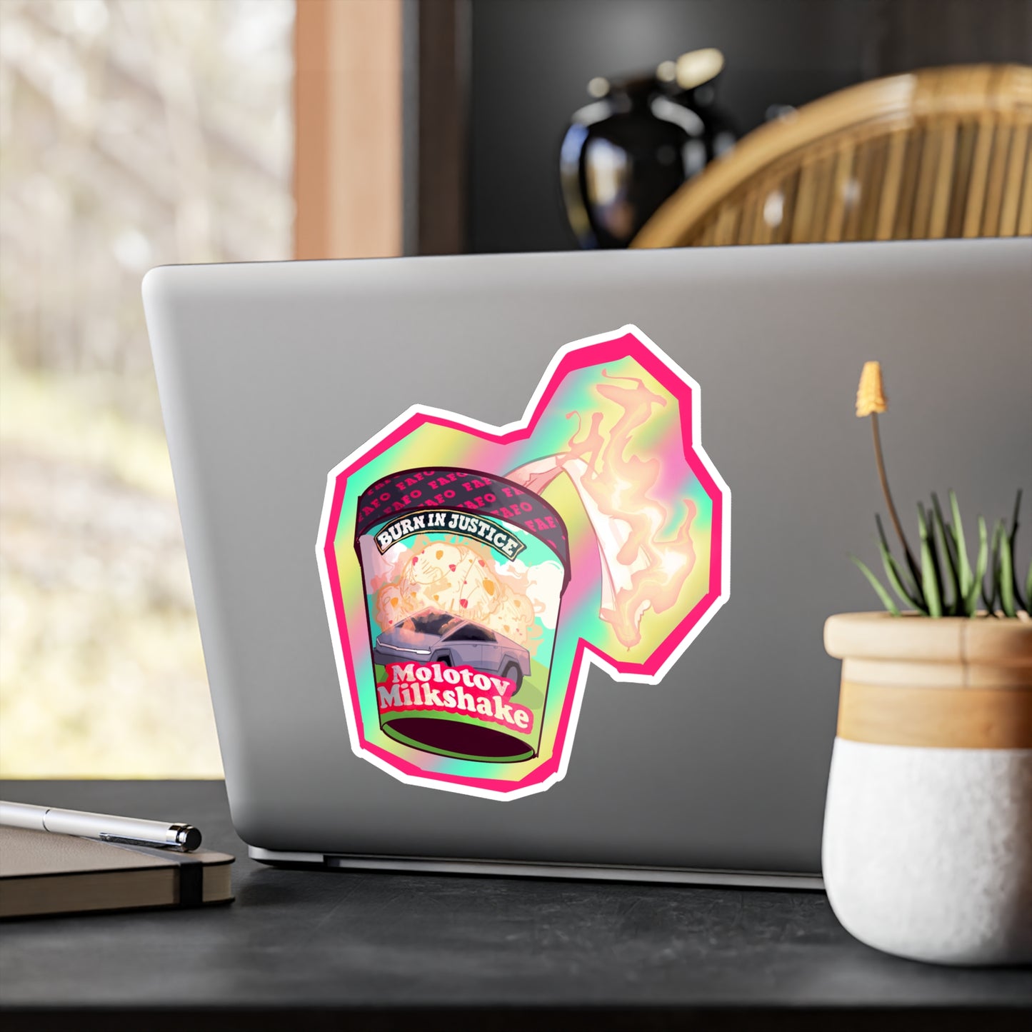 Molotov Milkshake Kiss-Cut Vinyl Decal