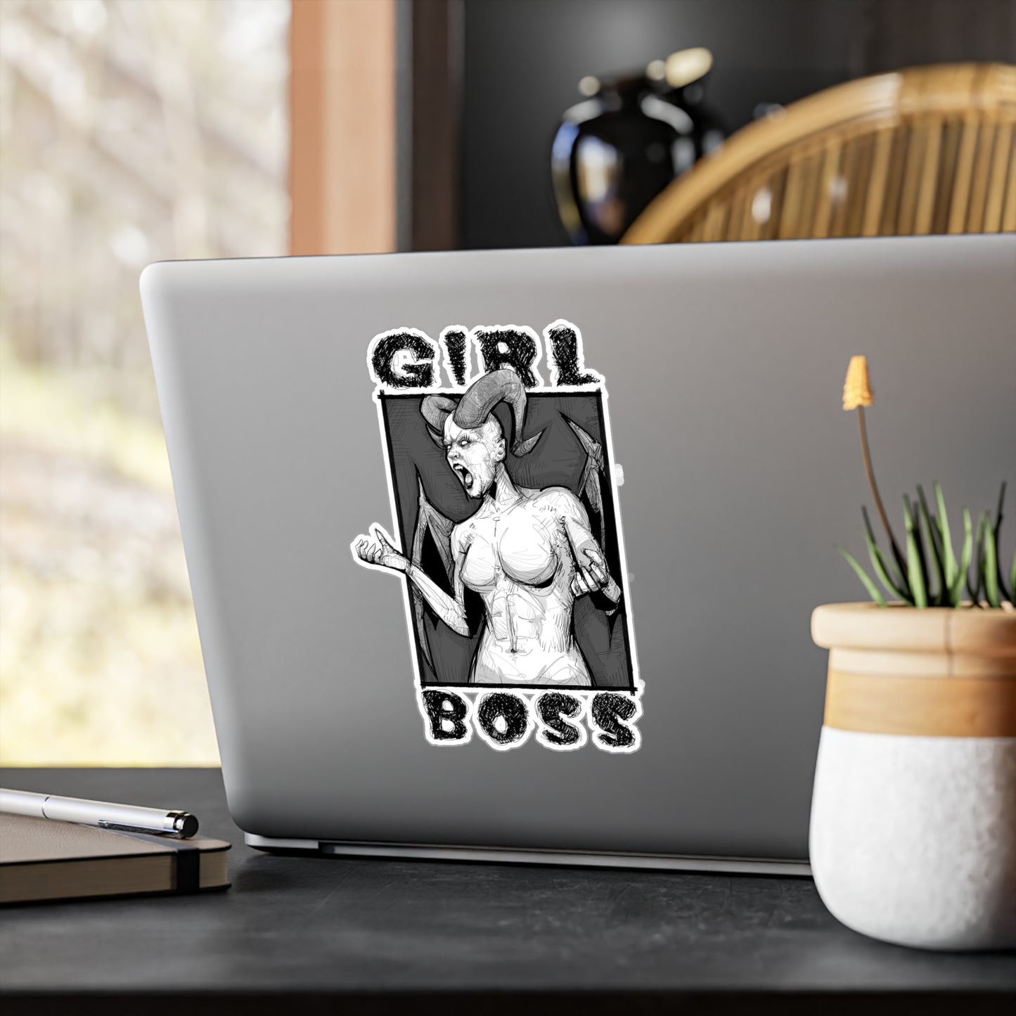 Girl Boss Kiss-Cut Vinyl Decal
