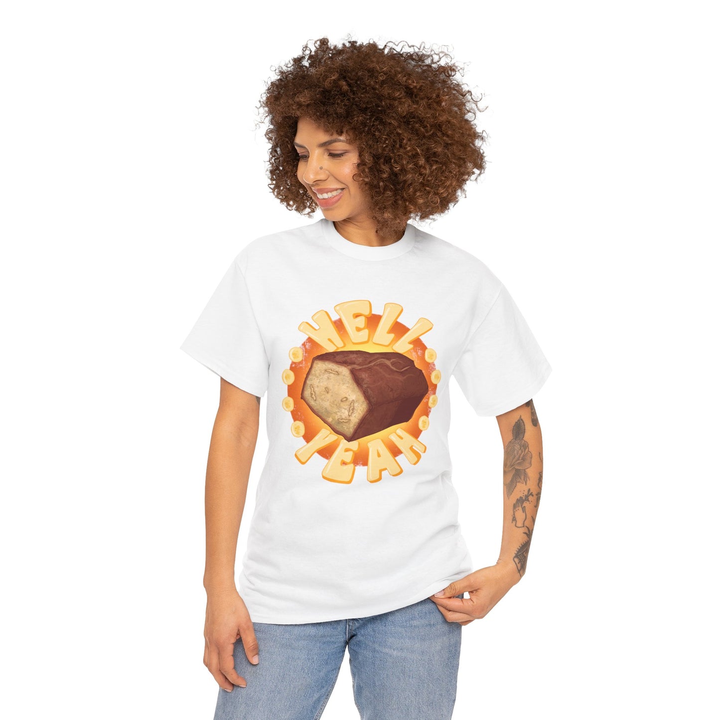 Banana Bread At Work Unisex Heavy Cotton Tee