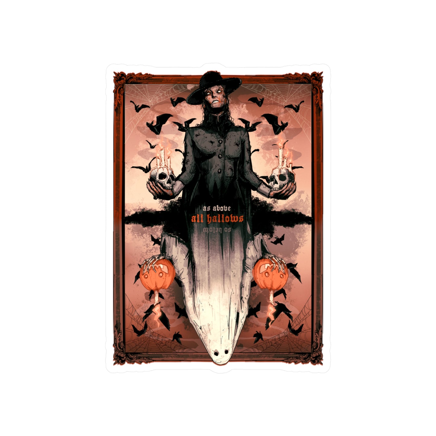 As Above So Below All Hallows Kiss-Cut Vinyl Decal