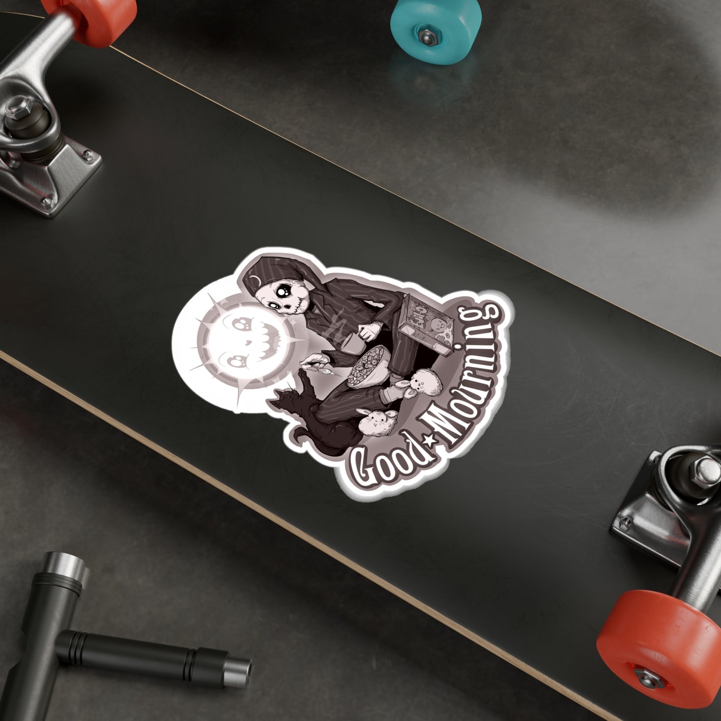 Good Mourning Kiss-Cut Vinyl Decal