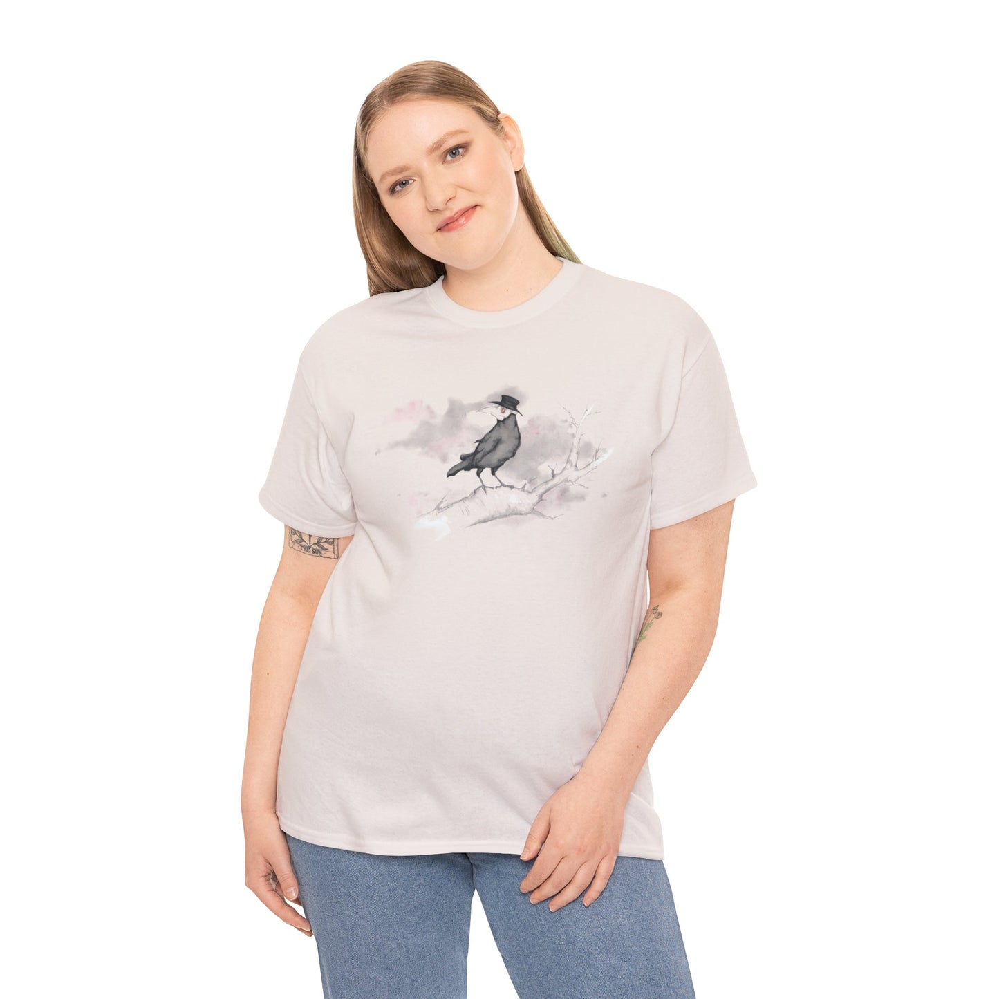Plague Crow Unisex Heavy Cotton Tee