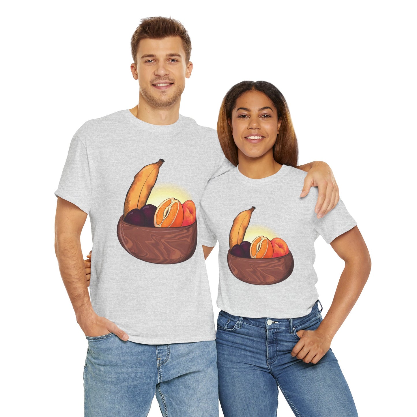 Adult Fruit Basket Unisex Heavy Cotton Tee