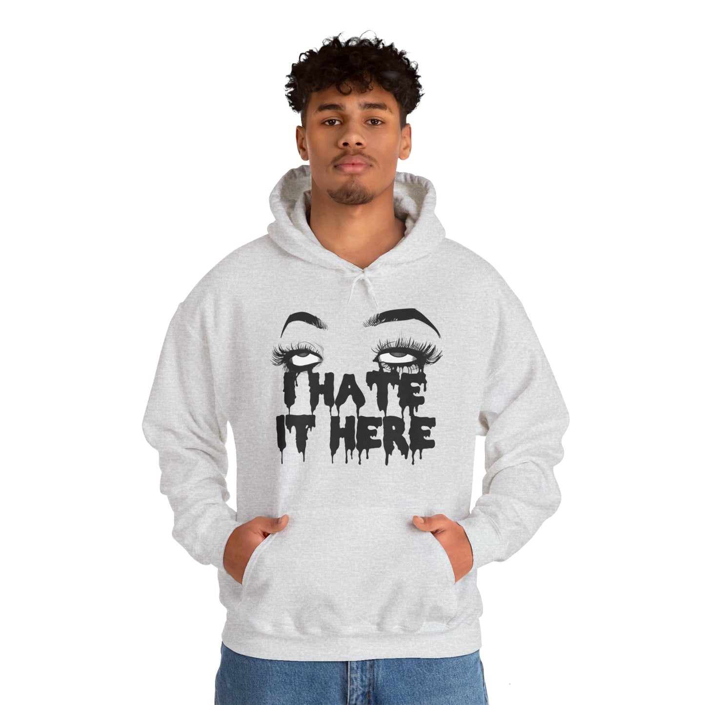I Hate It Here Unisex Heavy Blend Hooded Sweatshirt