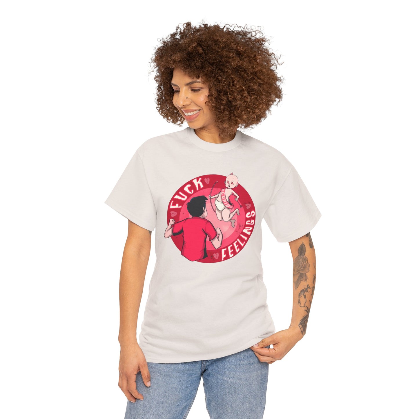 F Feelings Unisex Heavy Cotton Tee
