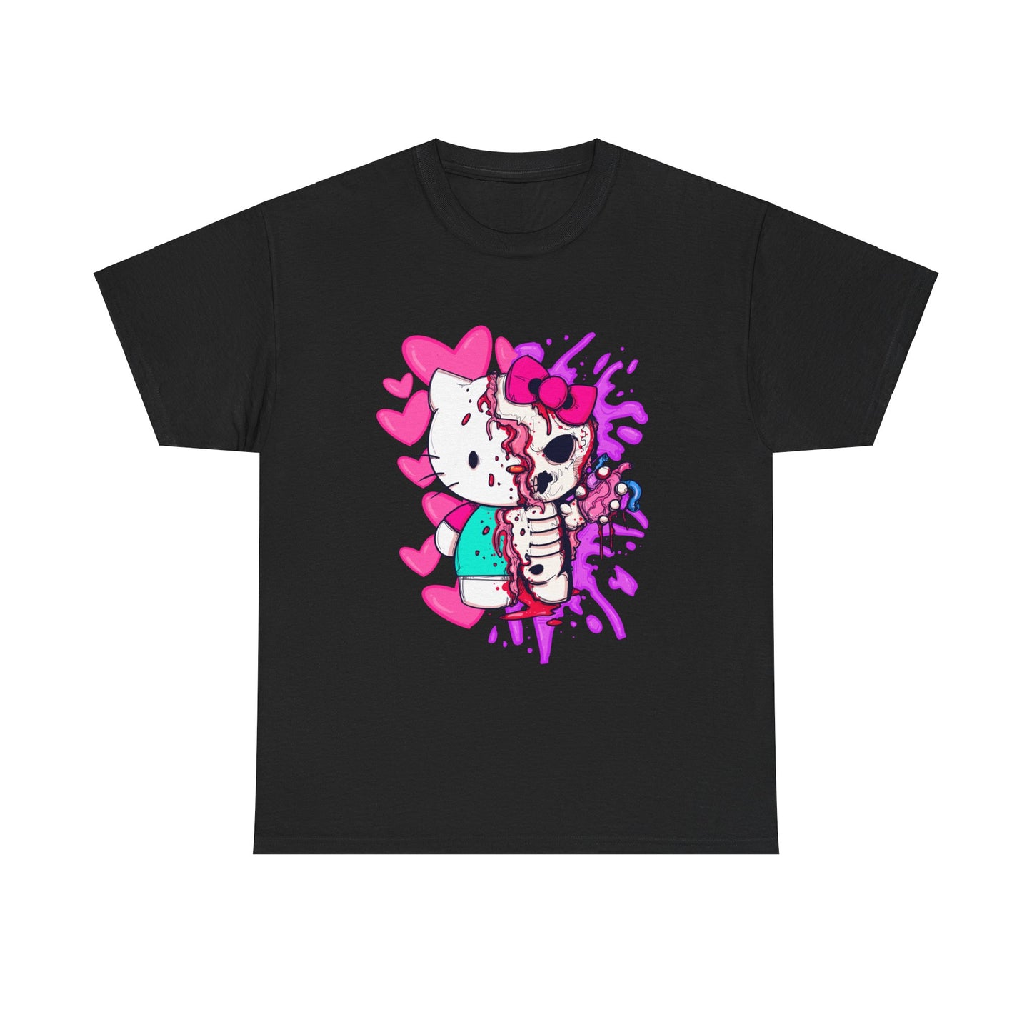 Zombie Kitty Unisex Heavy Cotton Patreon Tee