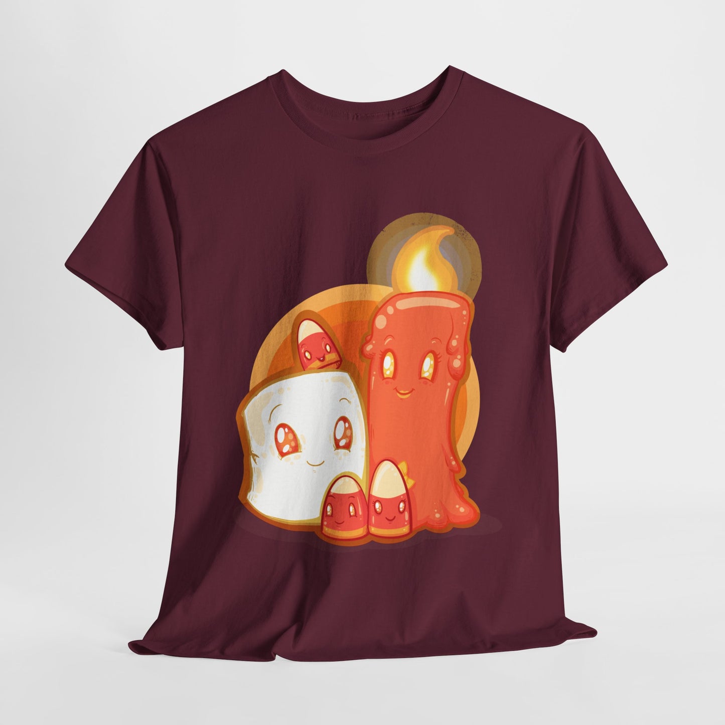 How Candy Corn Is Made Unisex Heavy Cotton Tee