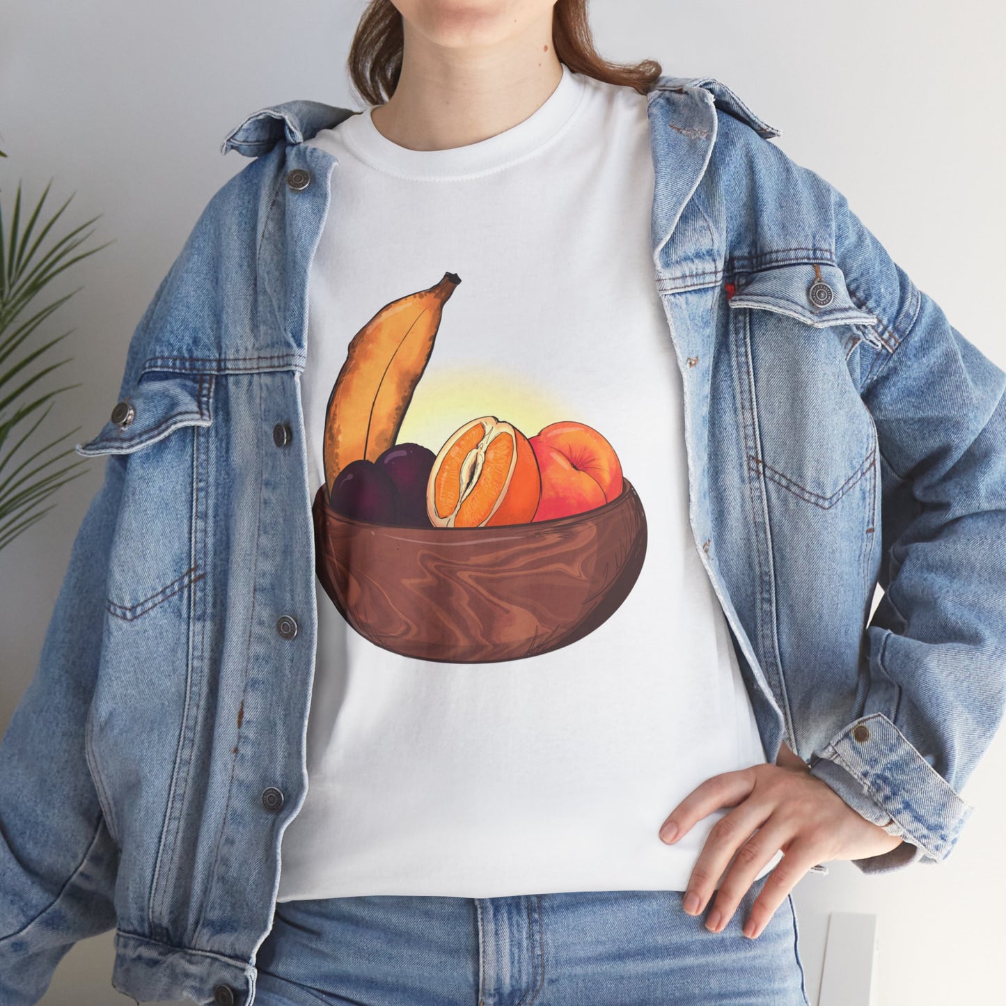 Adult Fruit Basket Unisex Heavy Cotton Tee