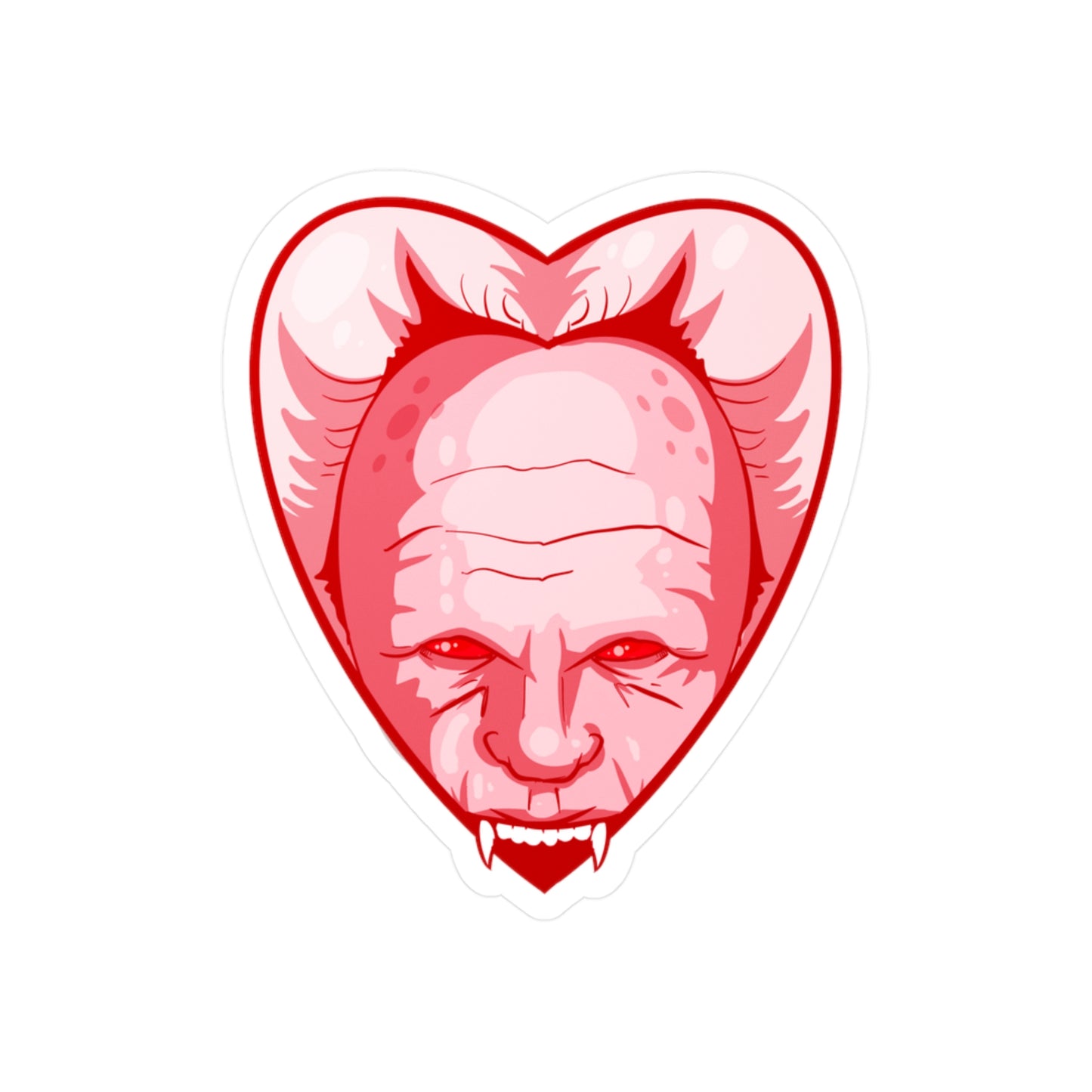 Love at First Bite Kiss-Cut Vinyl Decal