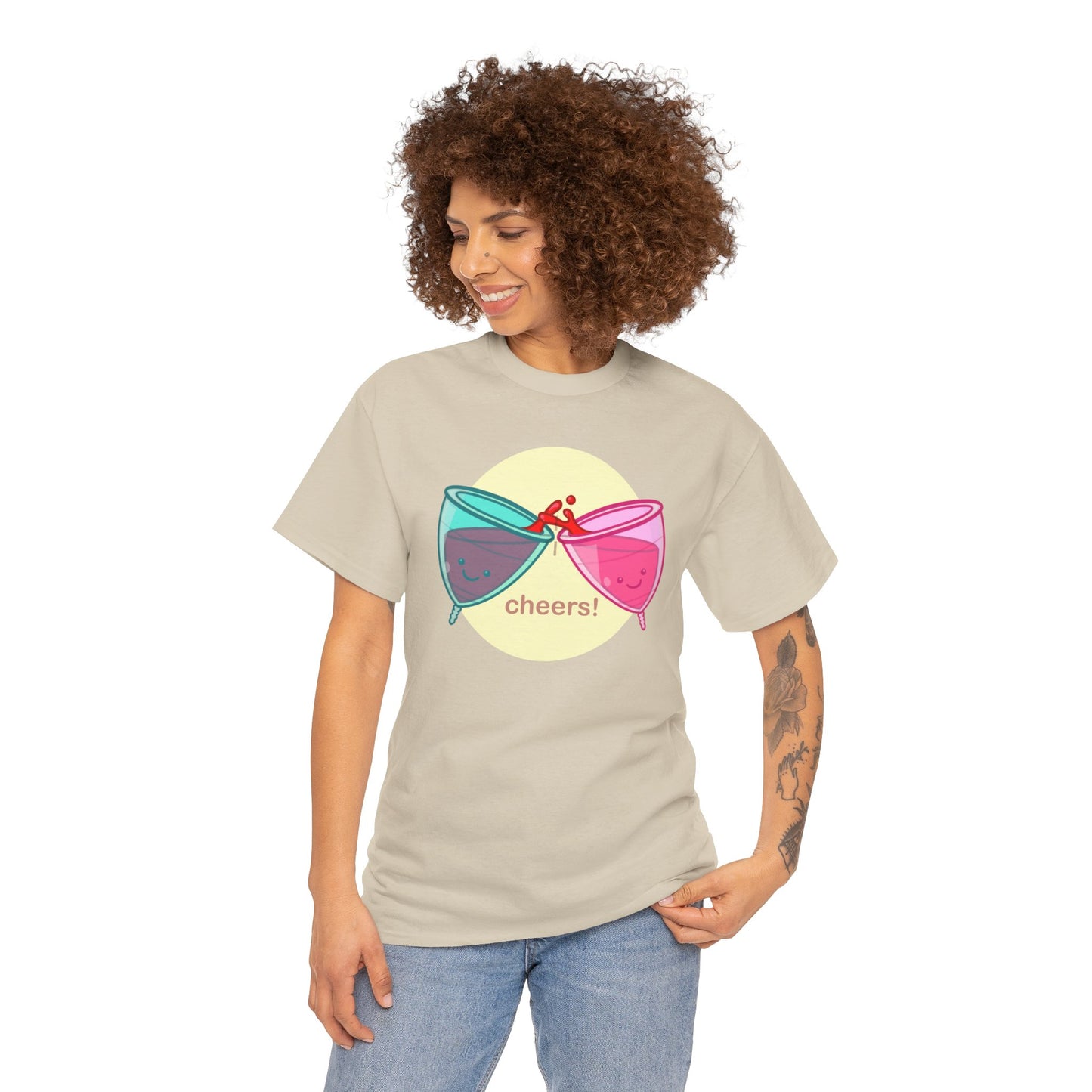 Cheers Unisex Heavy Cotton Tee