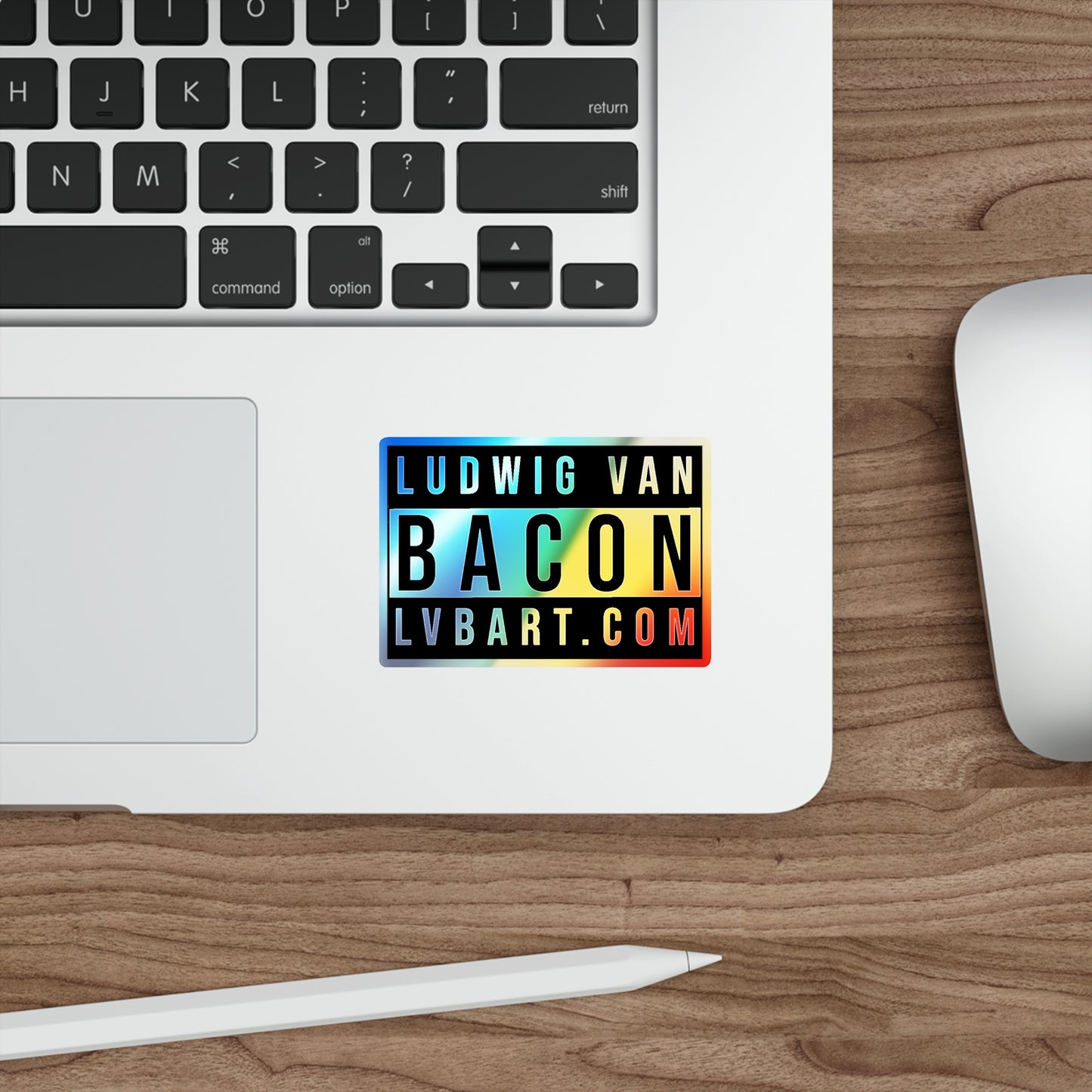 LVB Art Advisory Holographic Die-cut Stickers