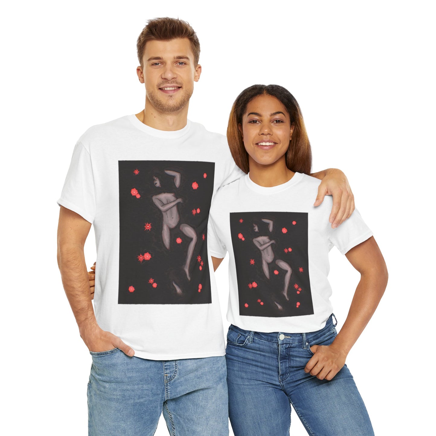 Water Lilies Unisex Heavy Cotton Tee