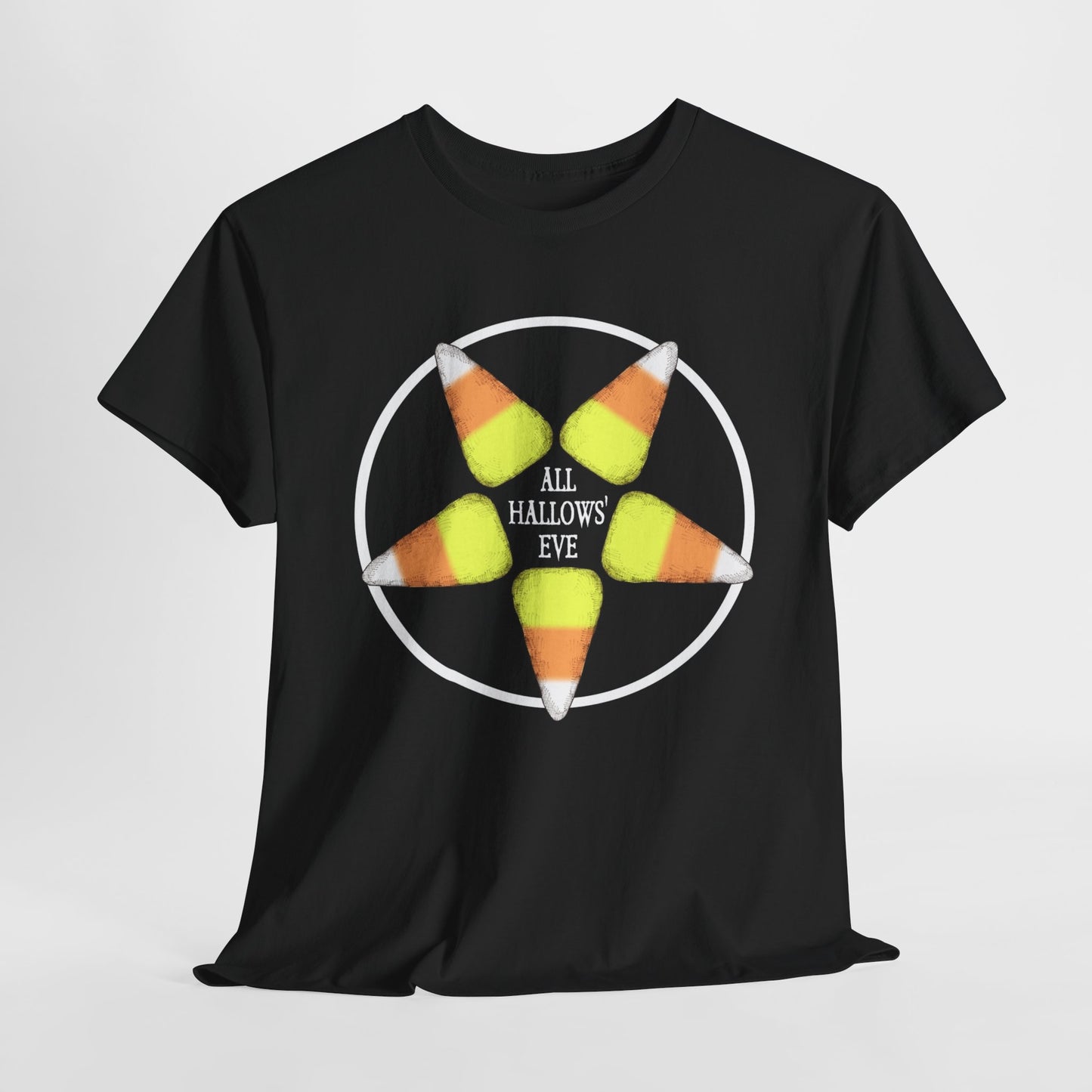 Halloween Pentagram Unisex Heavy Cotton Tee