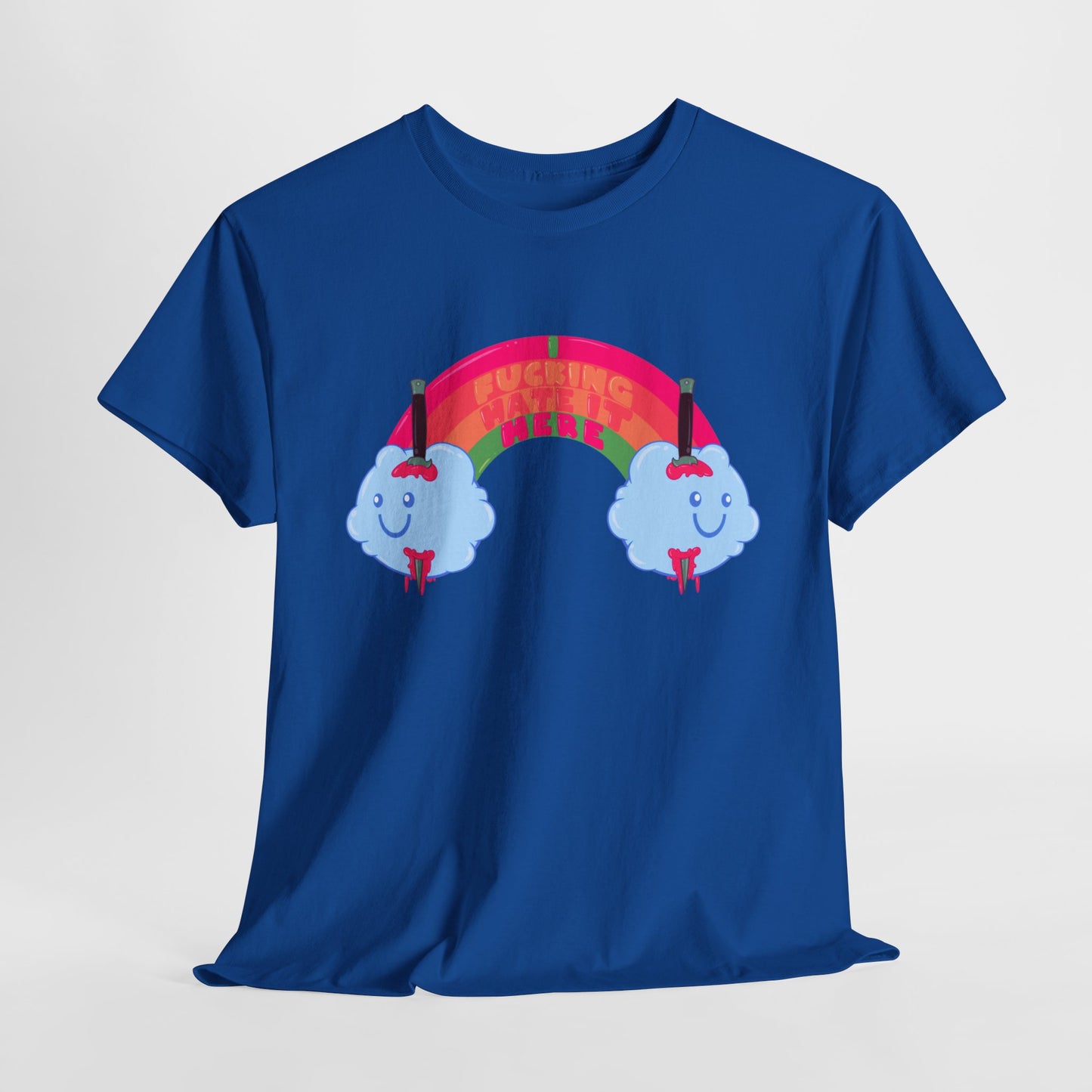 I Fucking Hate It Here Unisex Heavy Cotton Tee