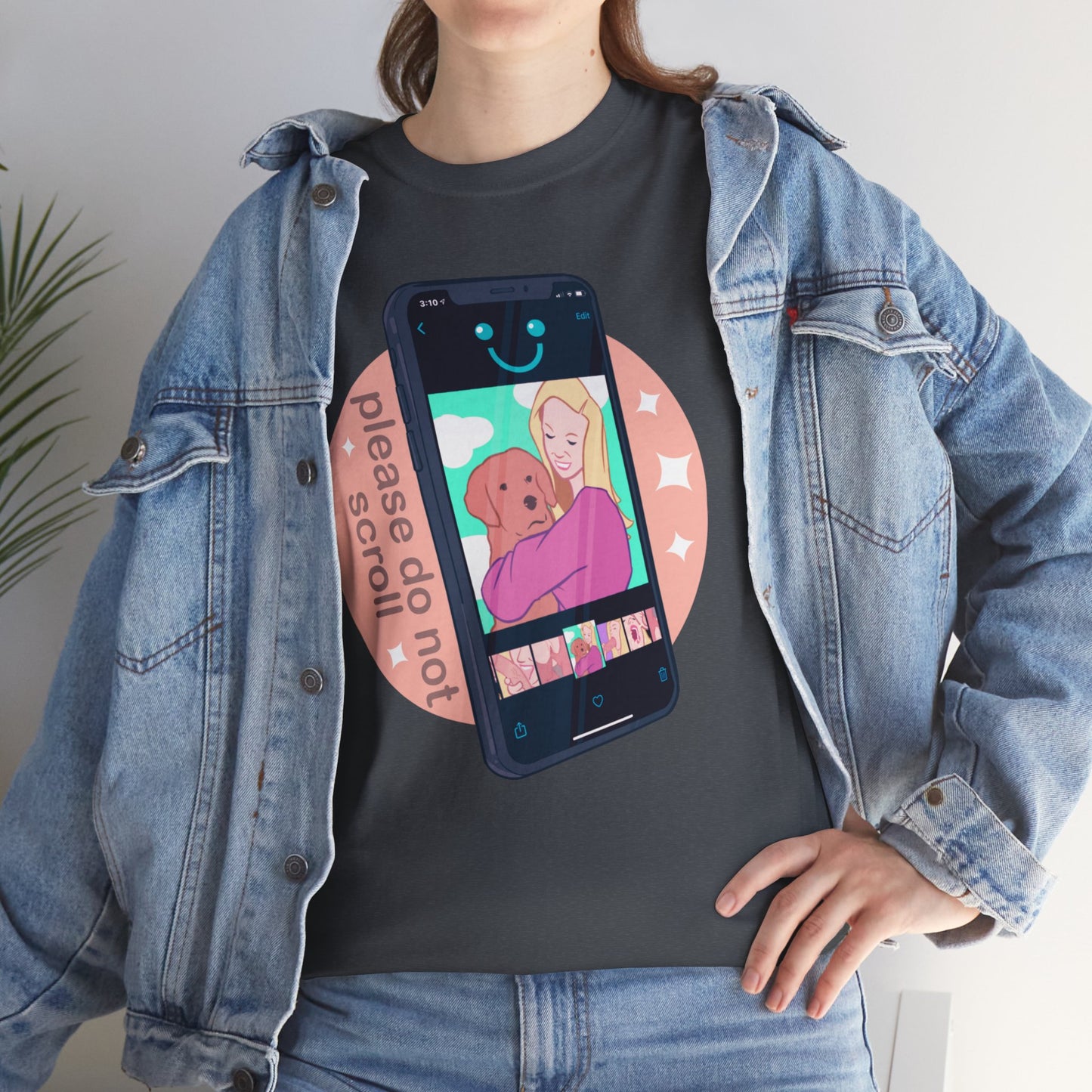 Don't Scroll Unisex Heavy Cotton Tee