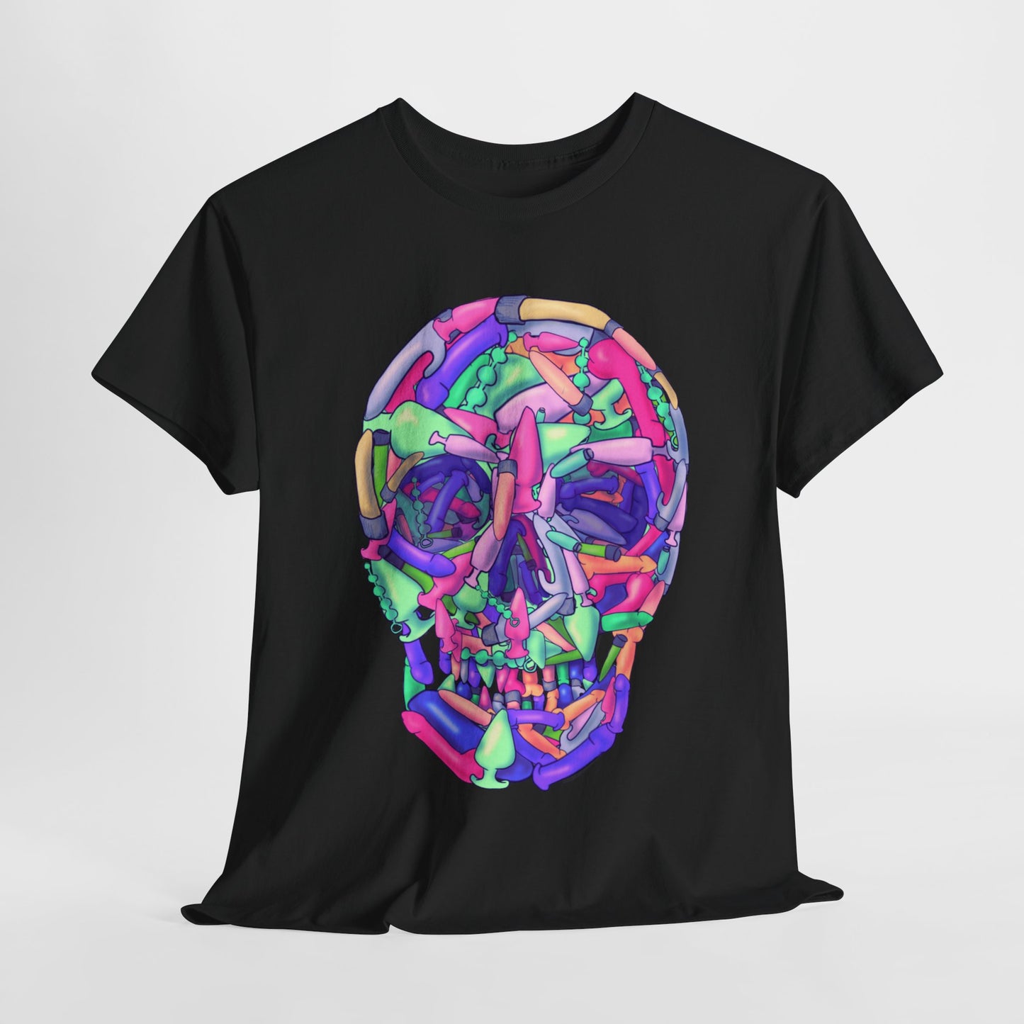 Sex Toy Skull Unisex Heavy Cotton Tee