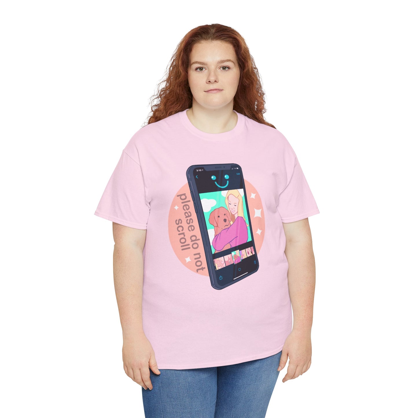 Don't Scroll Unisex Heavy Cotton Tee