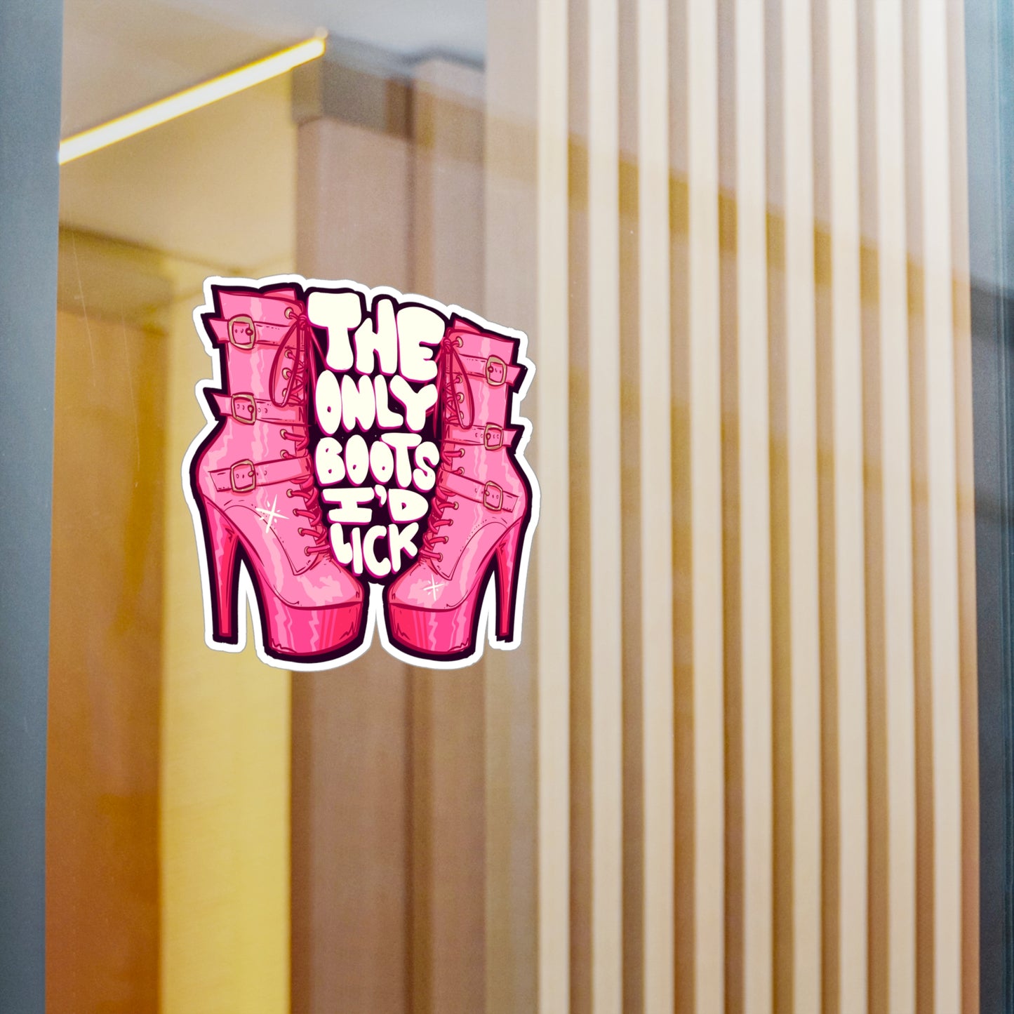 Boot Licker III Kiss-Cut Vinyl Decal
