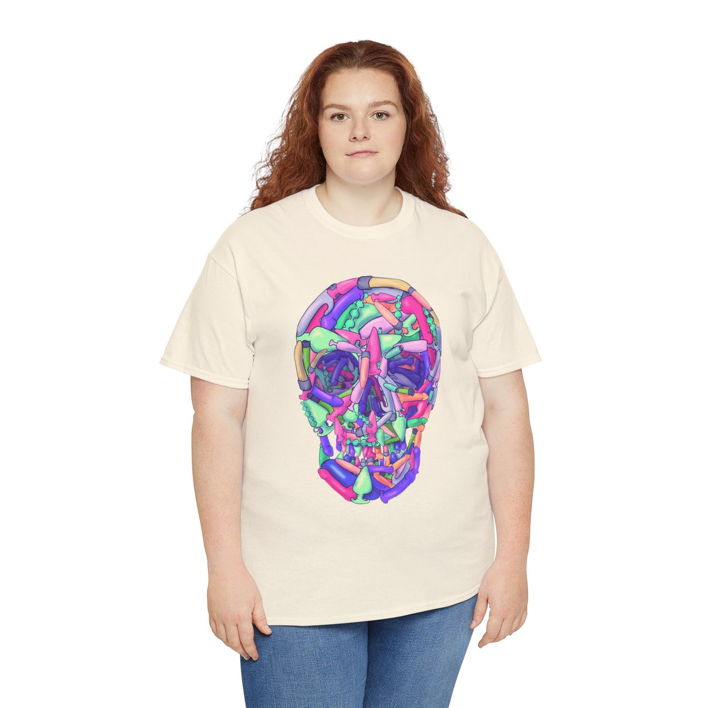 Sex Toy Skull Unisex Heavy Cotton Tee