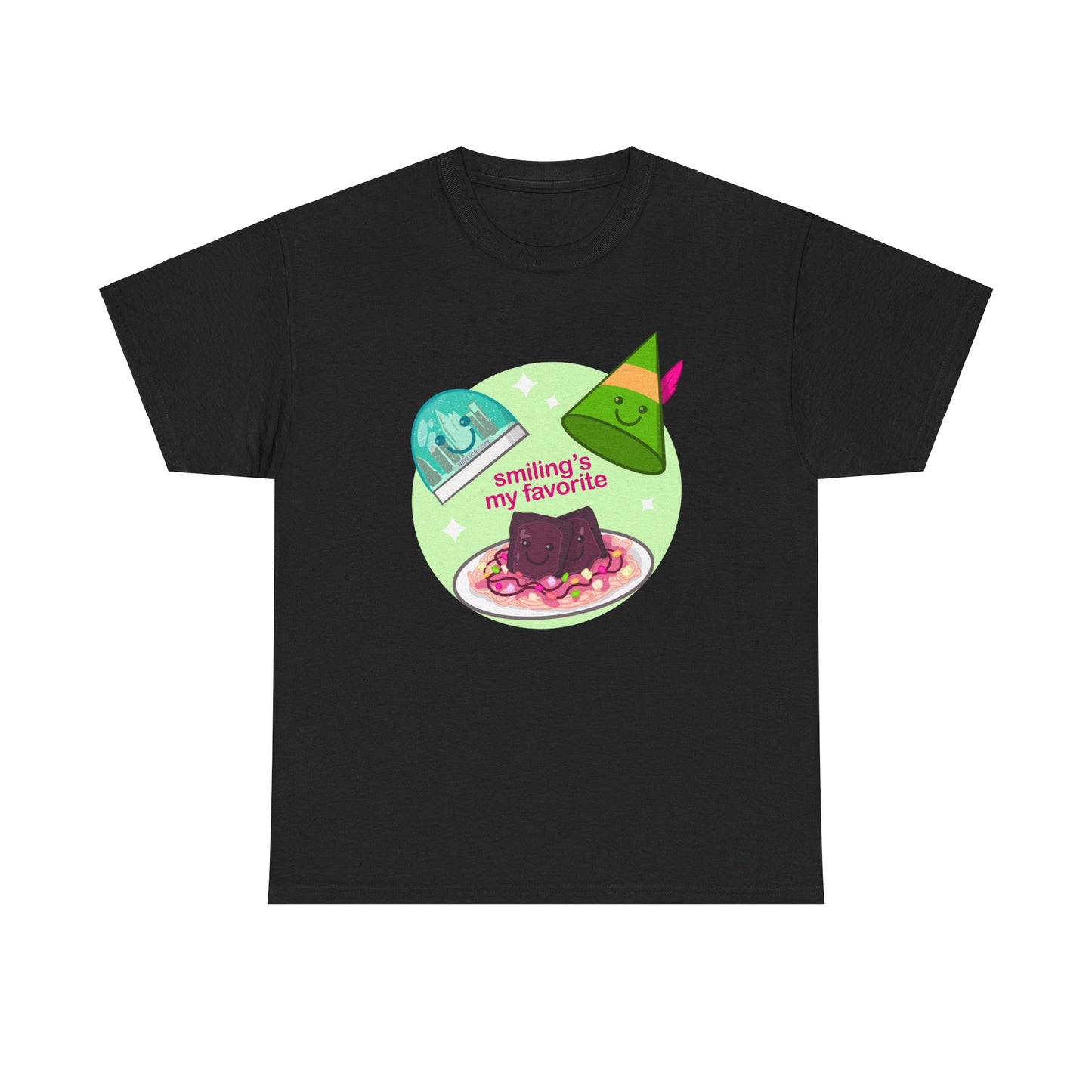 Smiling's My Favorite Unisex Heavy Cotton Tee