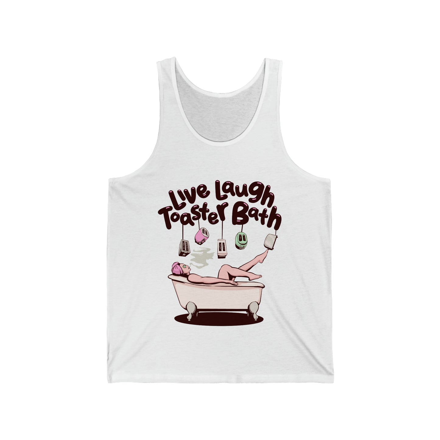 Toaster Bath Unisex Jersey Tank