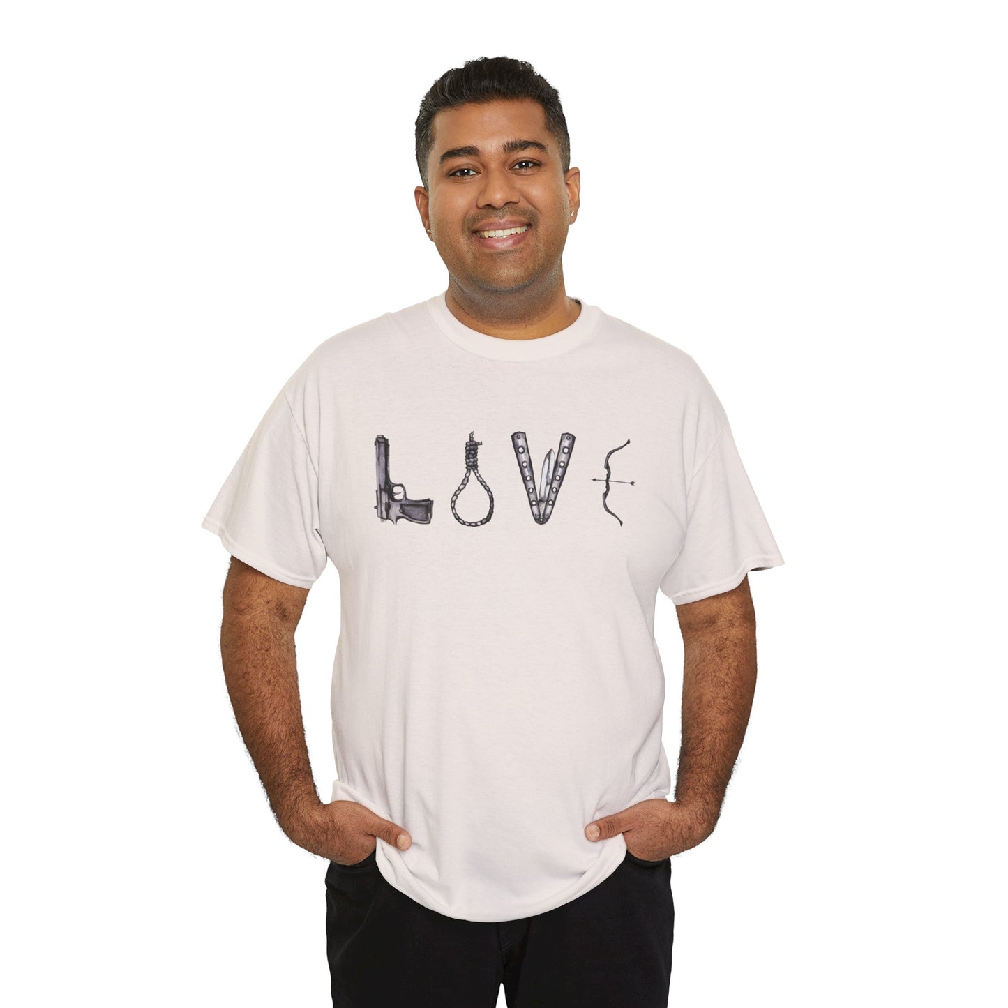 Love Is Death Unisex Heavy Cotton Tee
