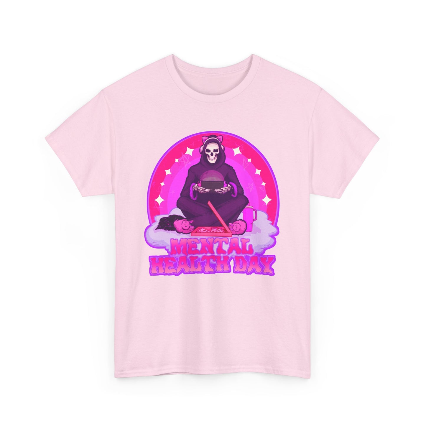 Mental Health Day Unisex Heavy Cotton Tee