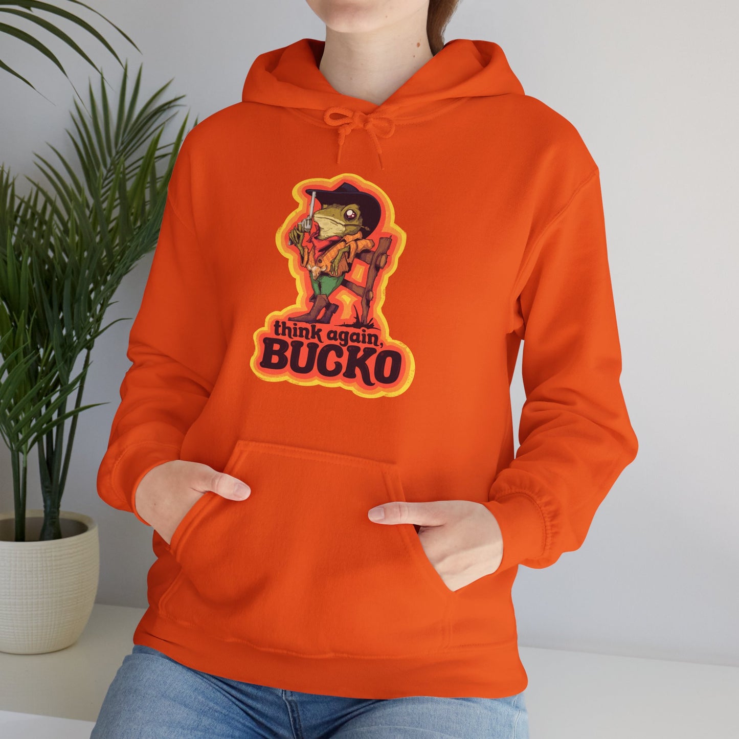 Think Again Bucko Unisex Heavy Blend Hooded Sweatshirt
