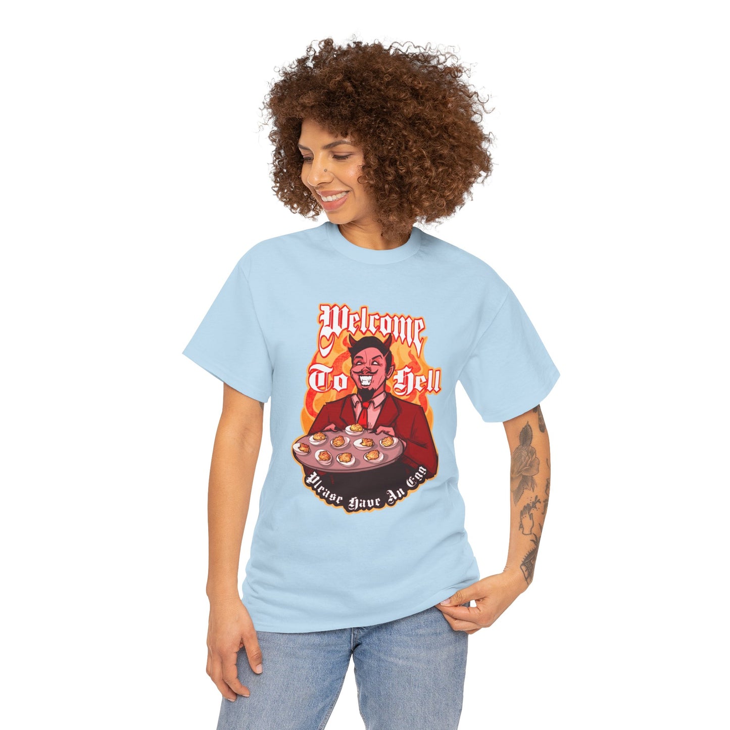 Deviled Eggs Unisex Heavy Cotton Tee