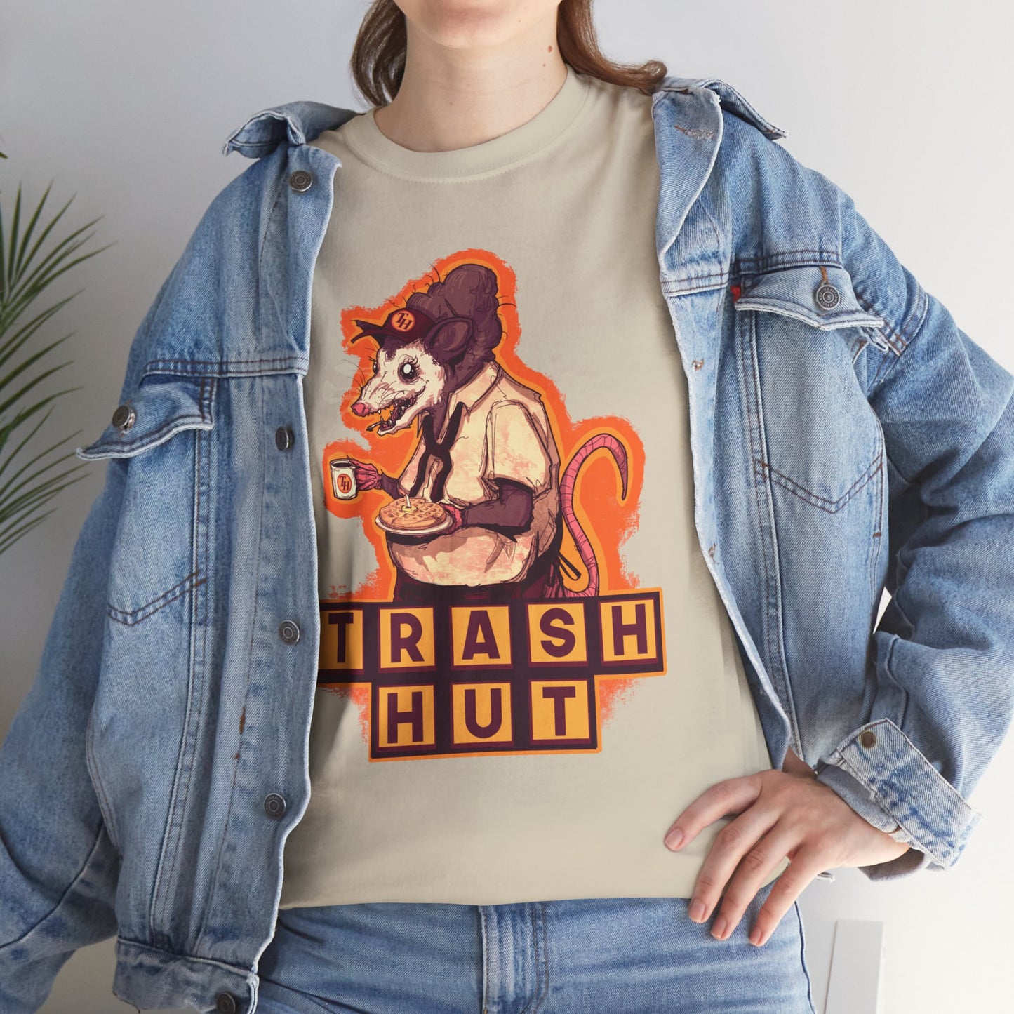 Trash Hut Unisex Heavy Cotton Tee