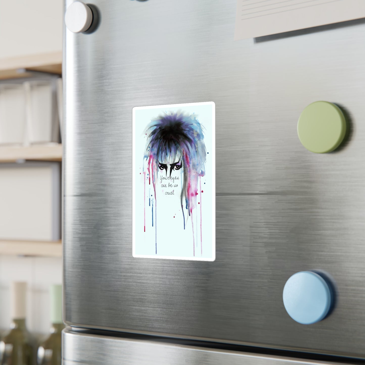 Your Eyes Can Be So Cruel Kiss-Cut Vinyl Decal