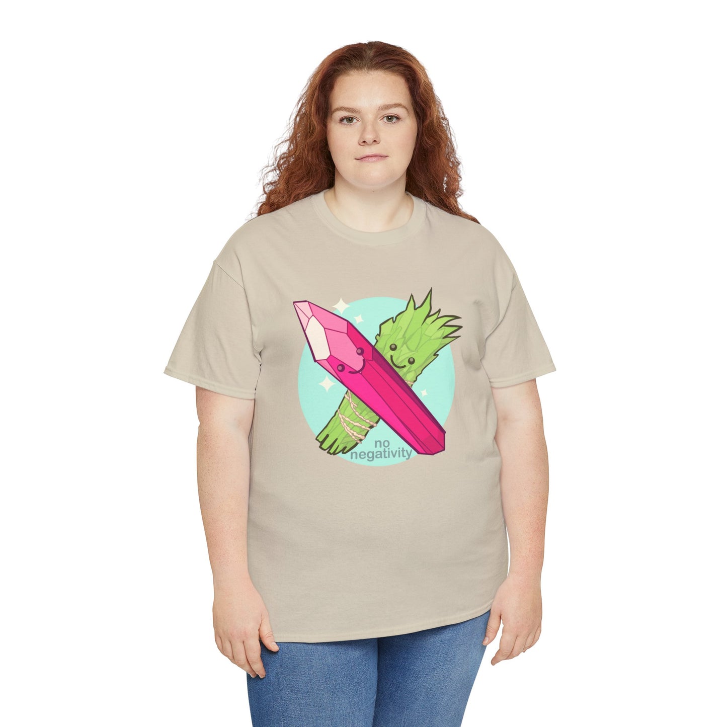 No Negativity Unisex Heavy Cotton Tee