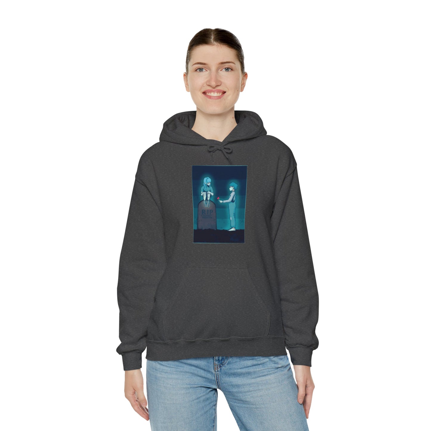 Ghost Kids Unisex Heavy Blend Hooded Sweatshirt