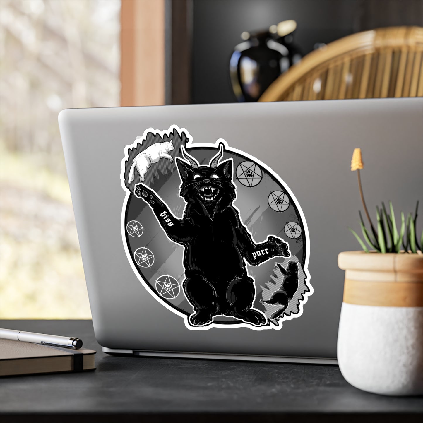 BaphoCat II Kiss-Cut Vinyl Decal