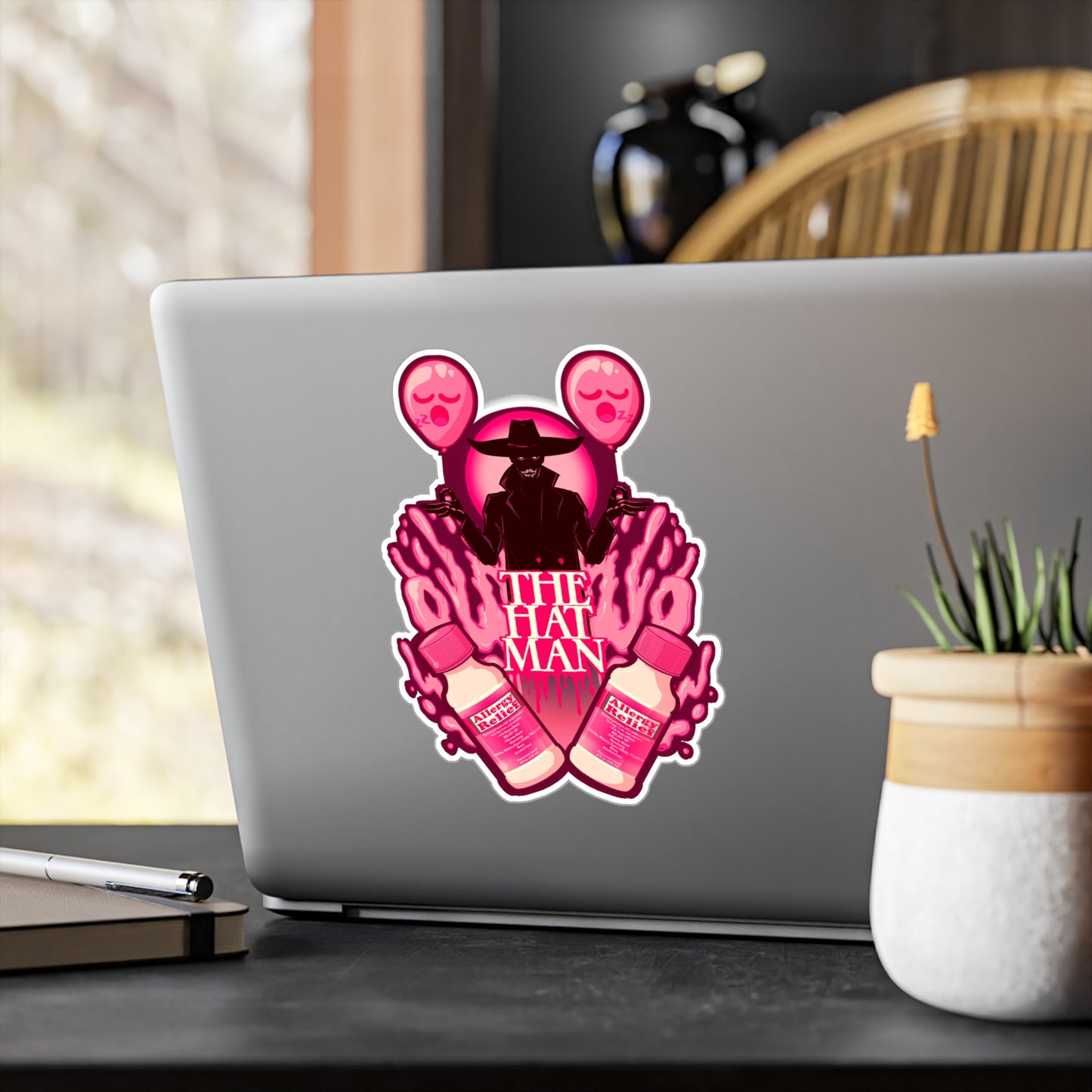 The Hat Man Kiss-Cut Vinyl Decal