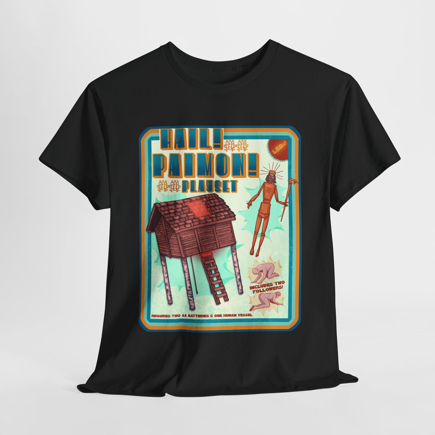 Hail Paimon Playset Unisex Heavy Cotton Tee